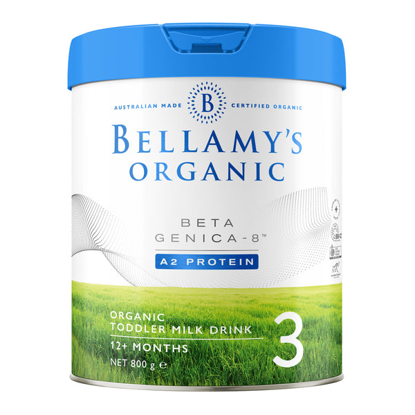 800g Beta Genica-8™ Step 3 Toddler Milk – Bellamy's Organic