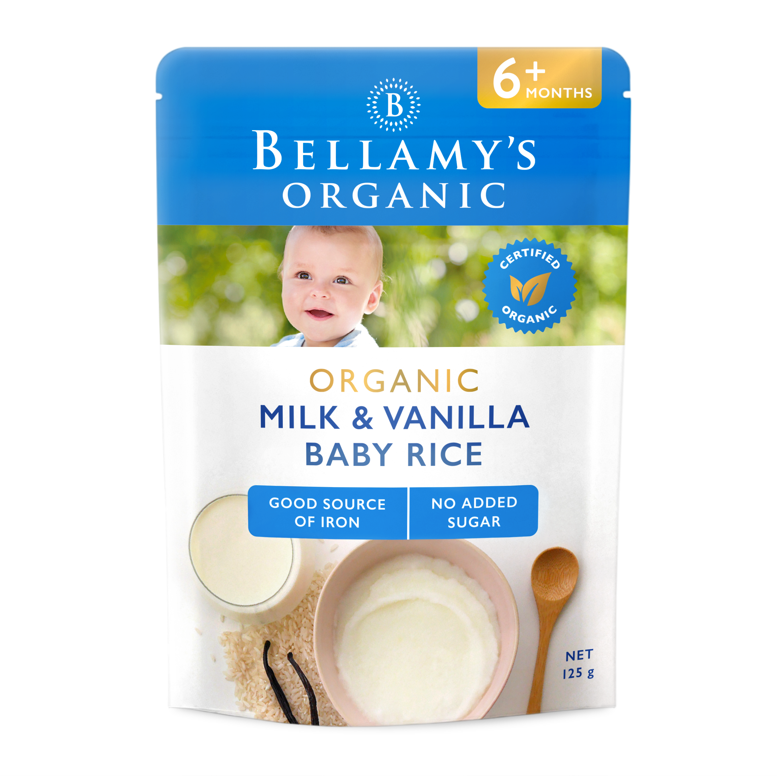 Milk Soy Free Baby Rice Cereal Organic Smooth Baby Rice Cereal