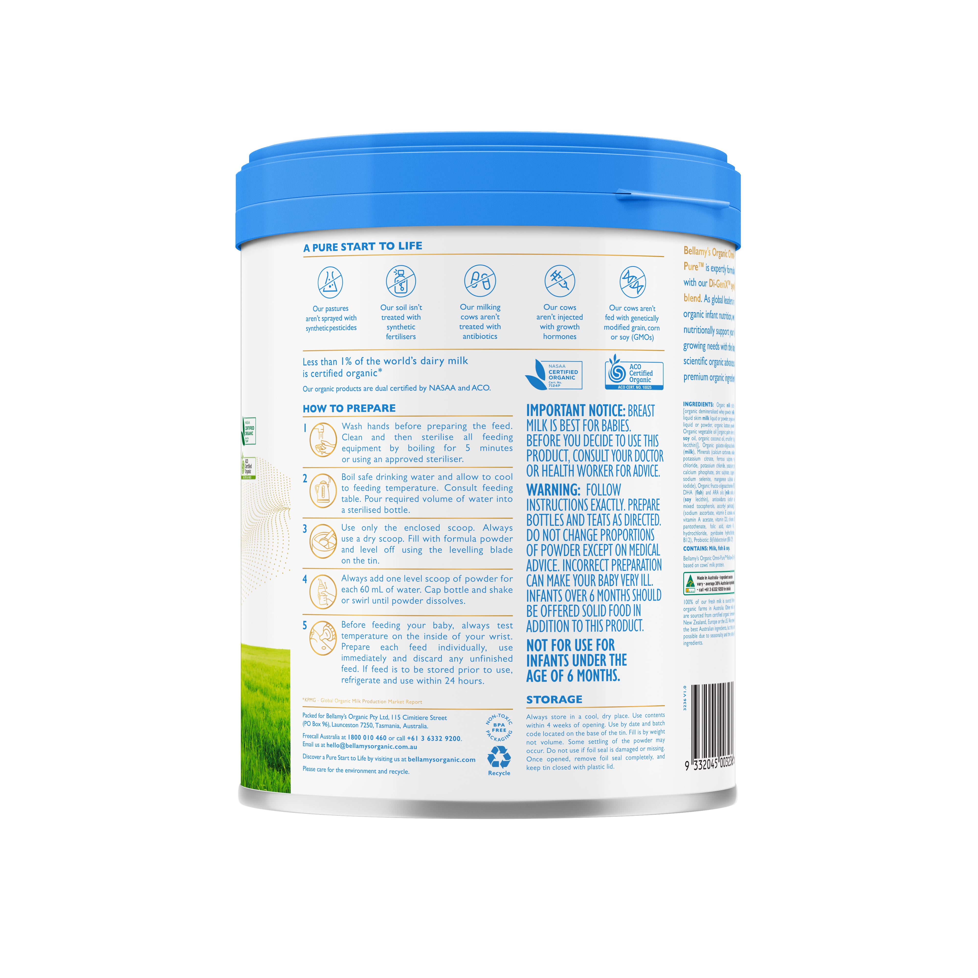 Omni-Pure Step 2 Follow-On Formula – Bellamy's Organic