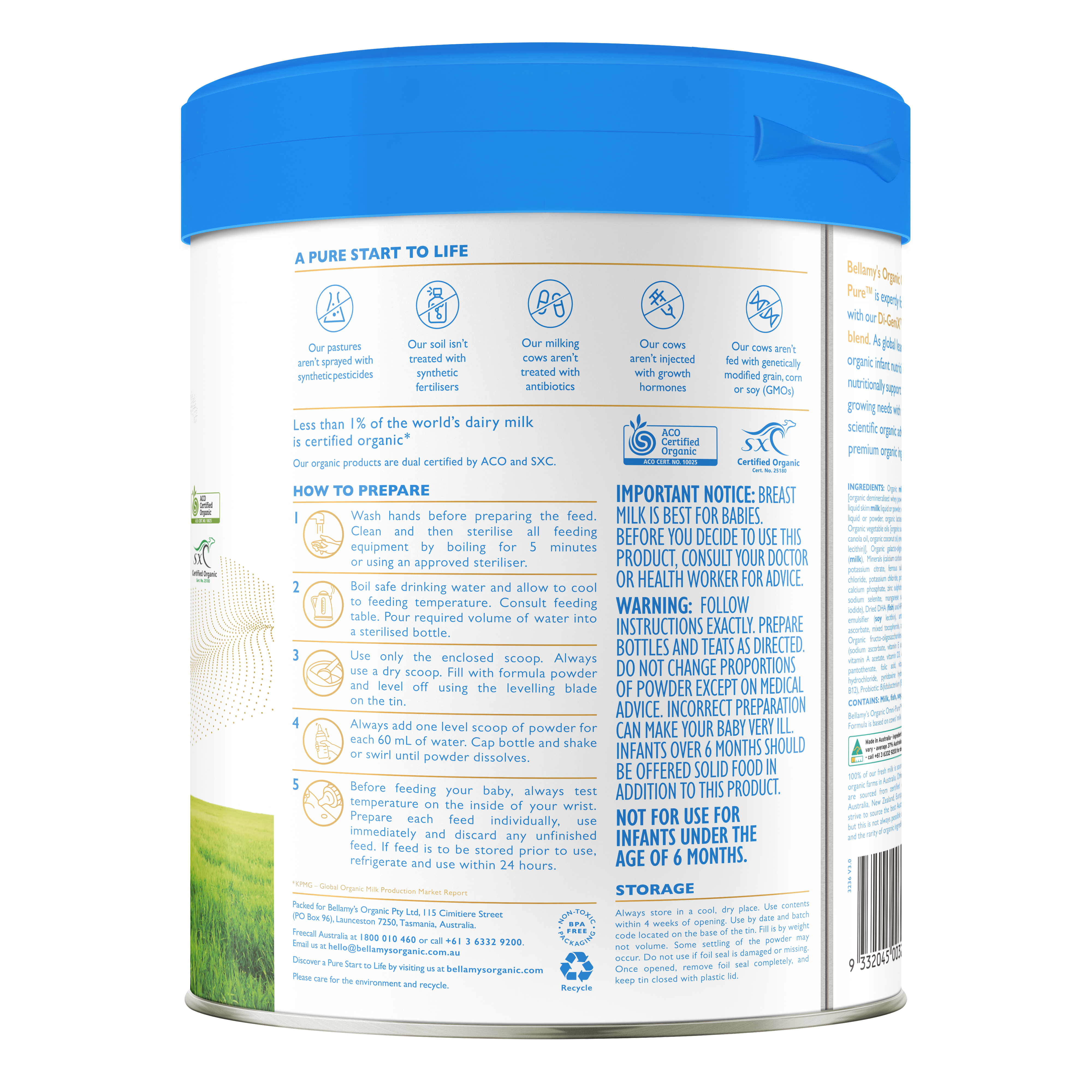 Omni-Pure Step 2 Follow-On Formula – Bellamy's Organic