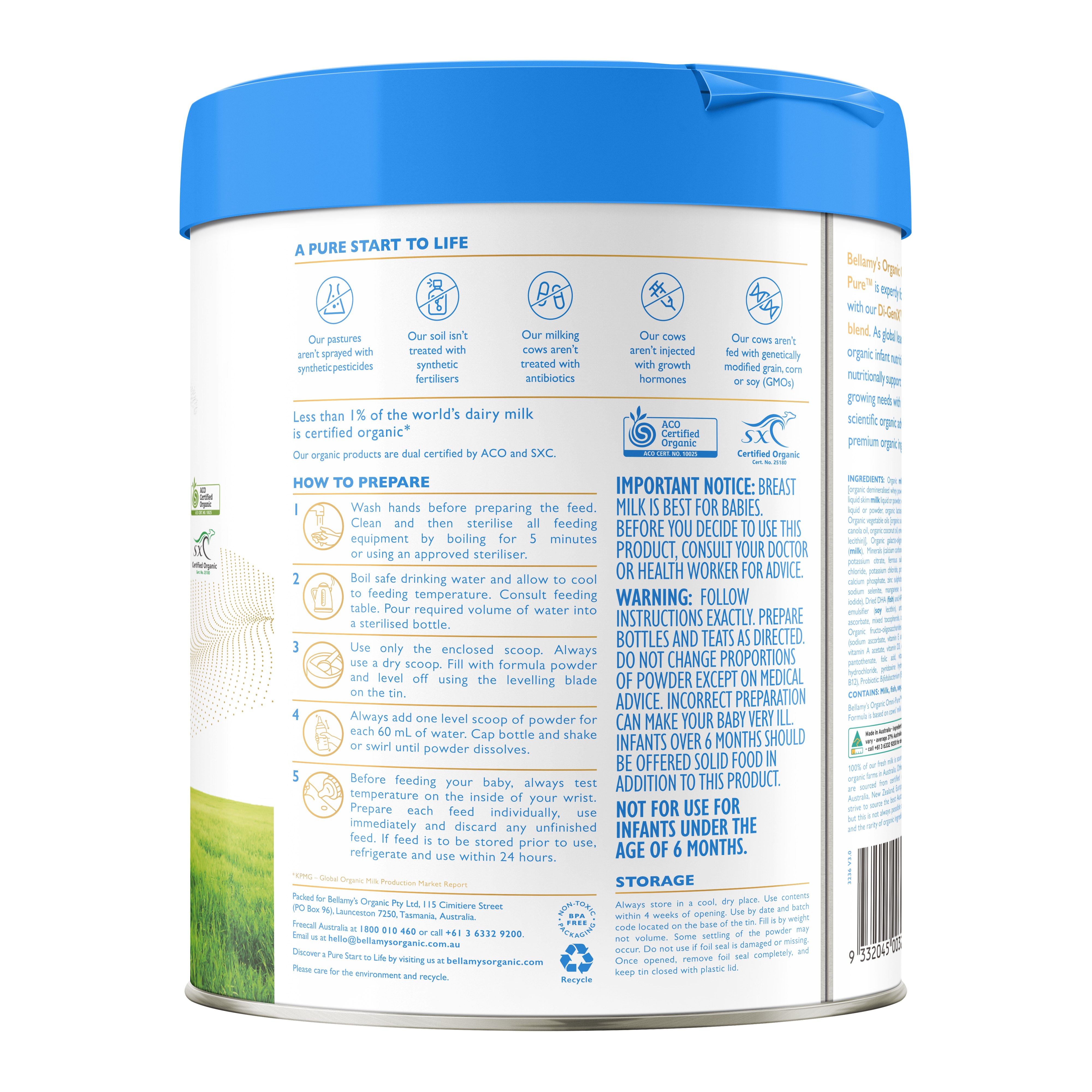 Omni-Pure Step 2 Follow-On Formula – Bellamy's Organic