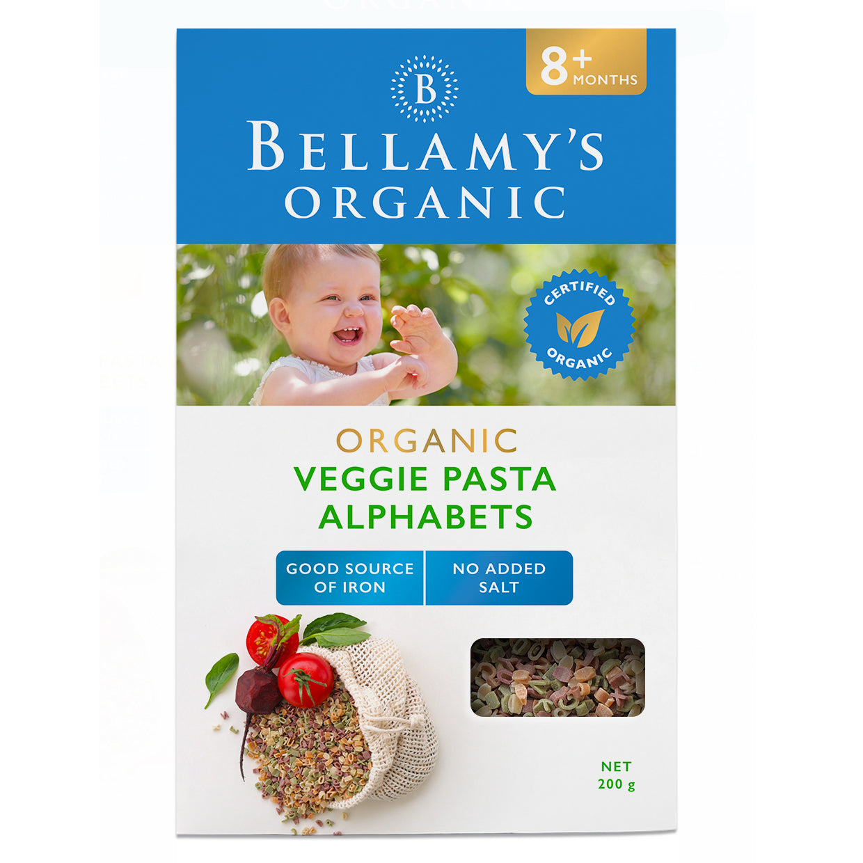 Bellamy cheap organic pasta