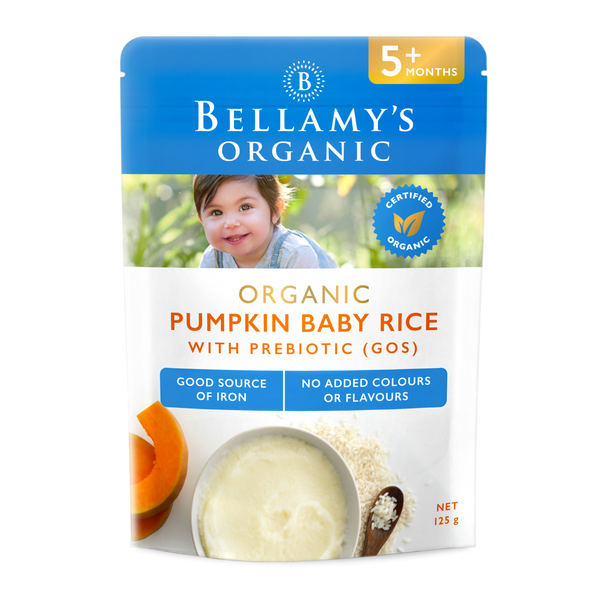 Baby Porridge Bellamy's Organic Baby Rice With Prebiotic 125g